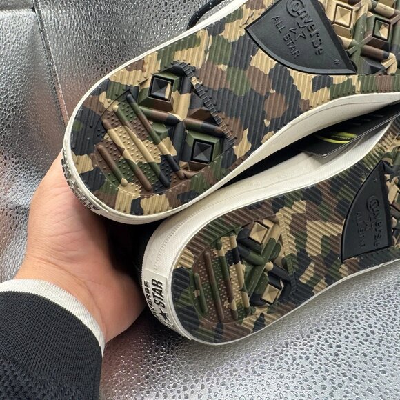 Size M11.5/W13.5 Converse CTAS II OX Futura Camo Low Black Unisex Shoes 153023C - Picture 11 of 11